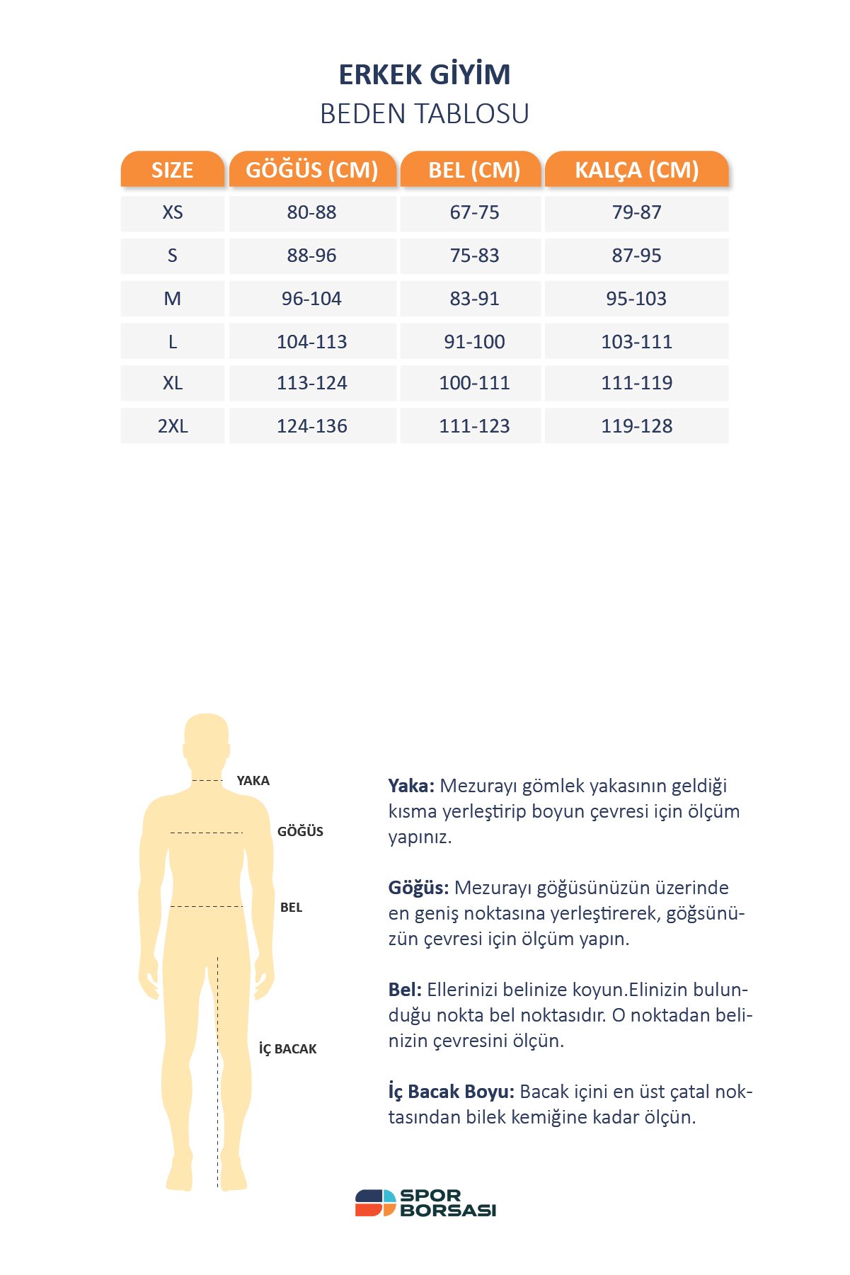 Asics erkek giyim beden tablosu, Asics erkek tişört, Asics erkek eşofman takımı
